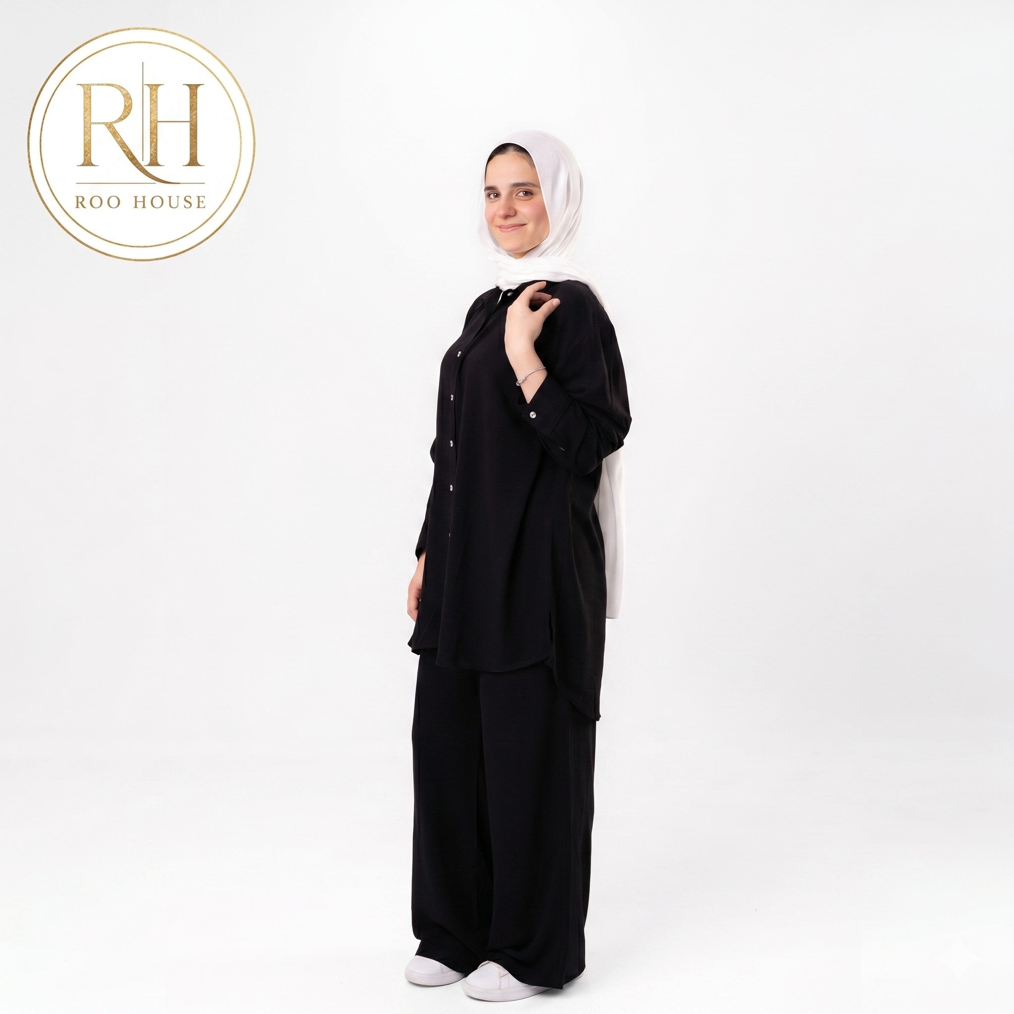 Black Linen set