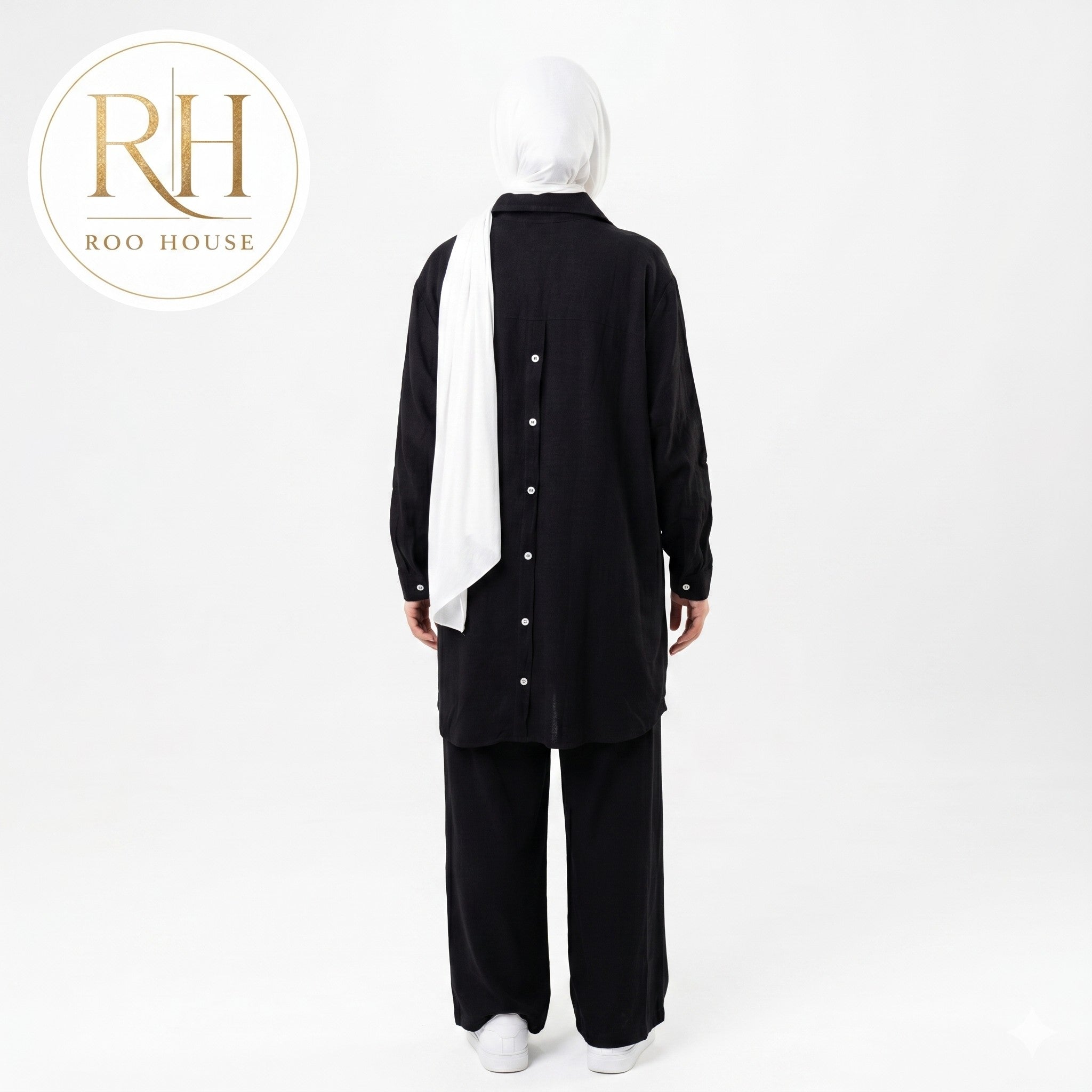 Black Linen set