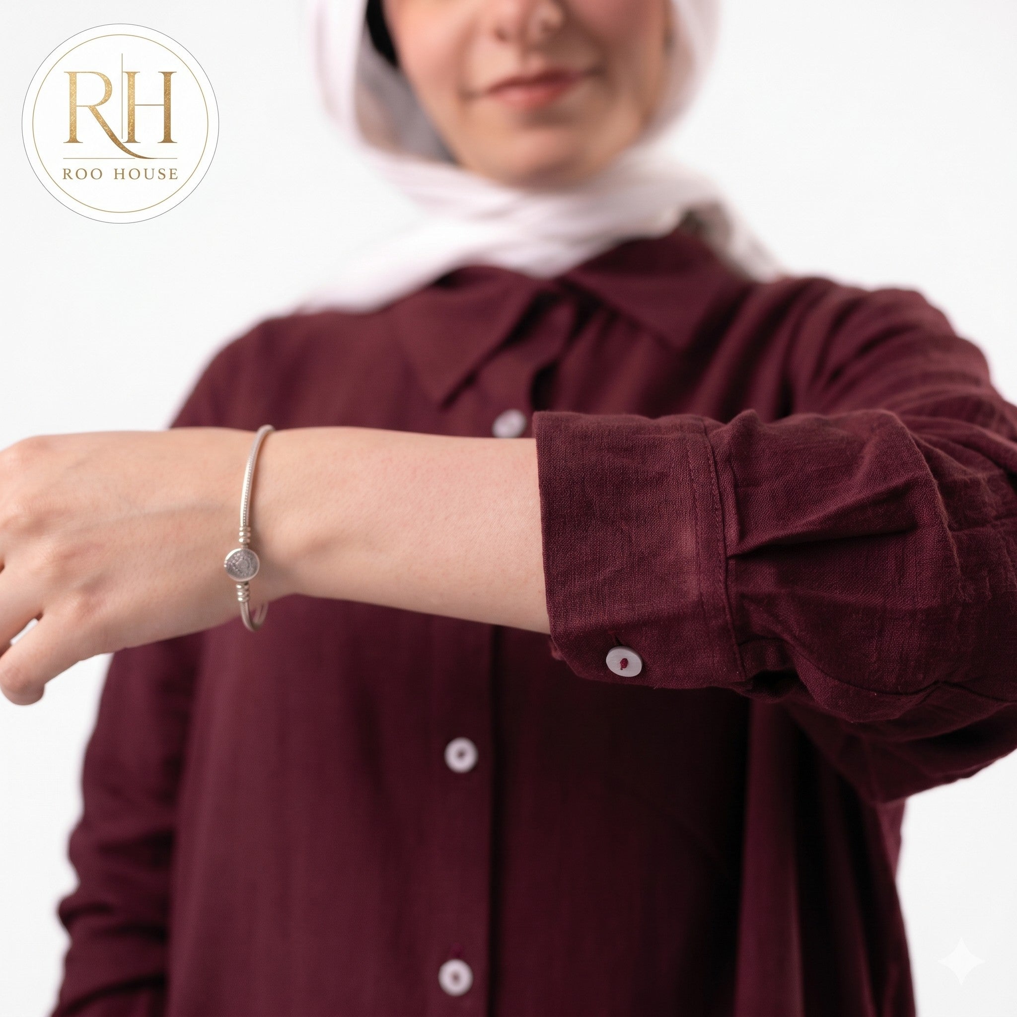 Burgundy Linen set