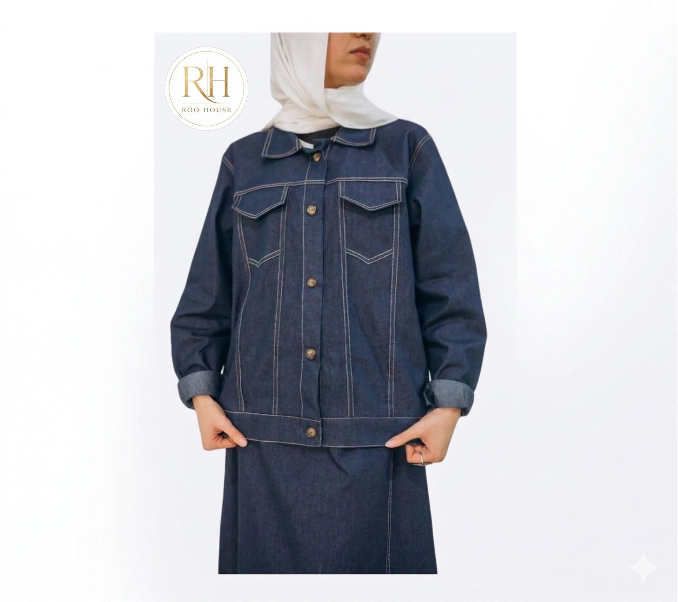 Jeans skirt set