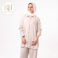 Beige linen set