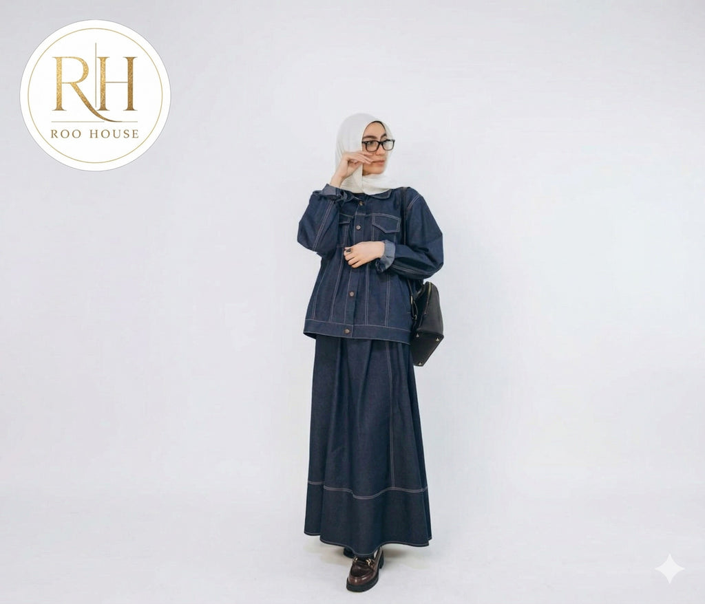 Jeans skirt set