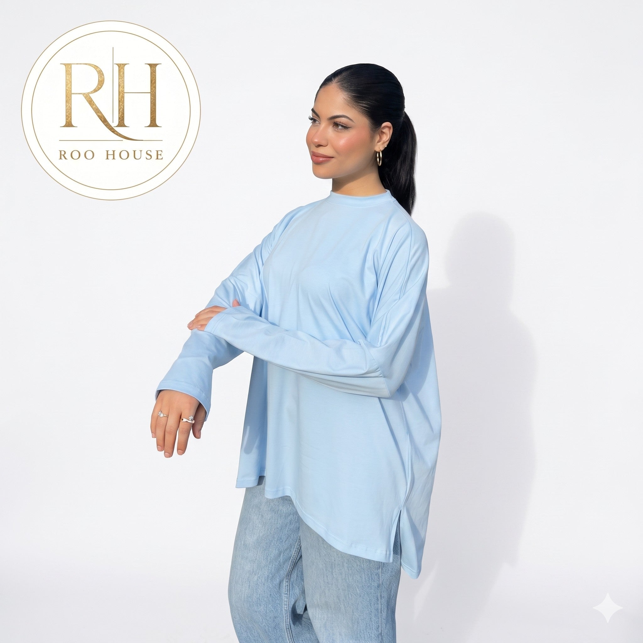 Baby blue t-shirt