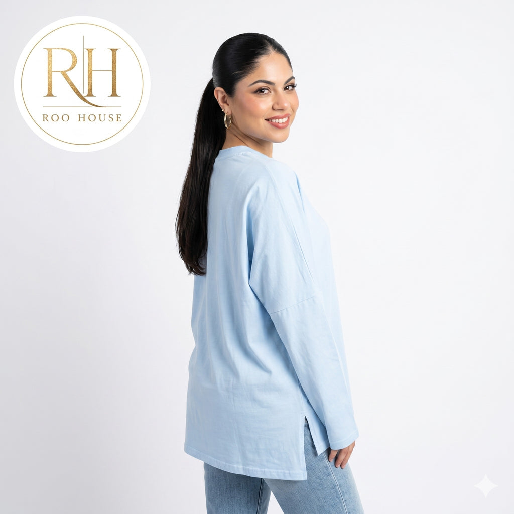 Baby blue t-shirt