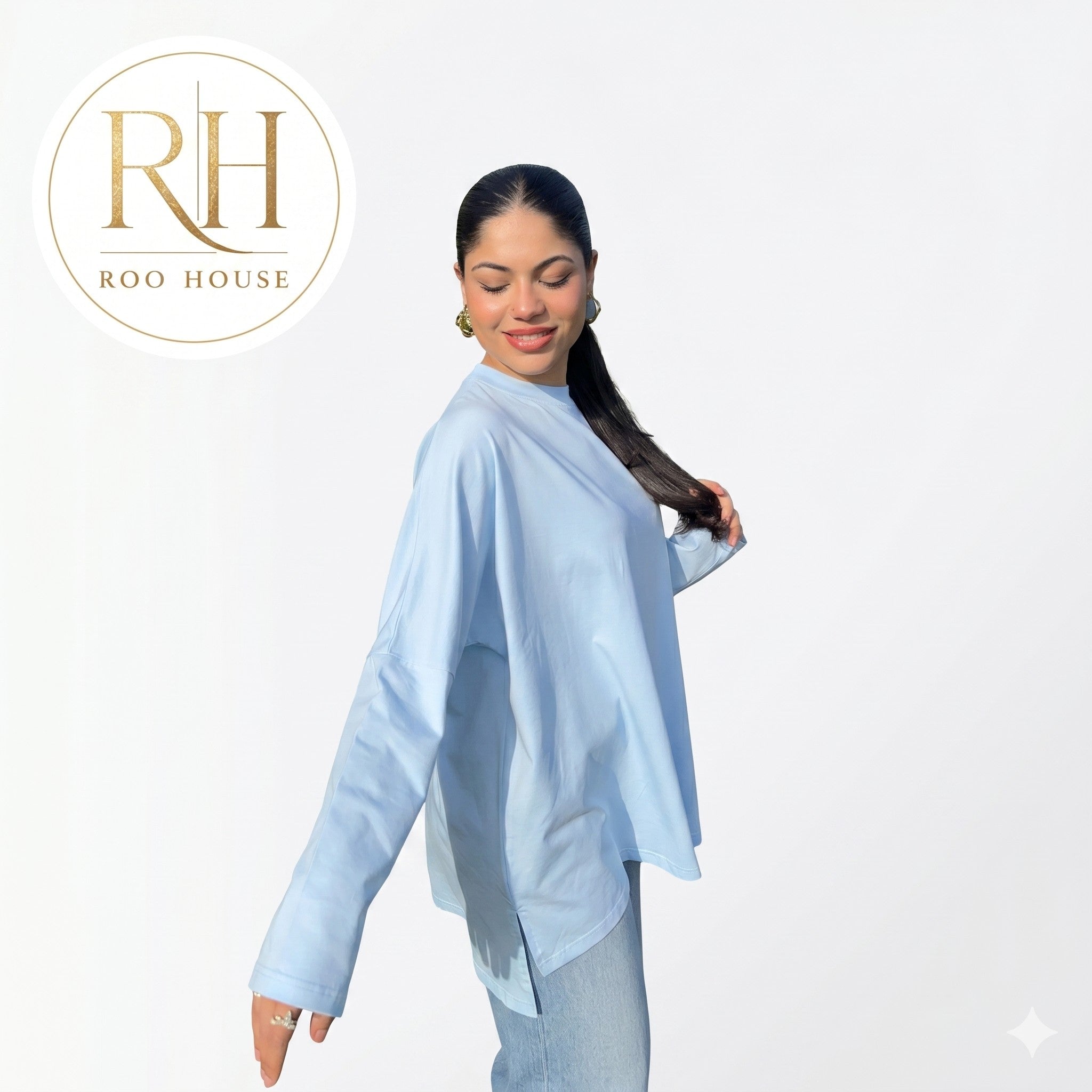 Baby blue t-shirt
