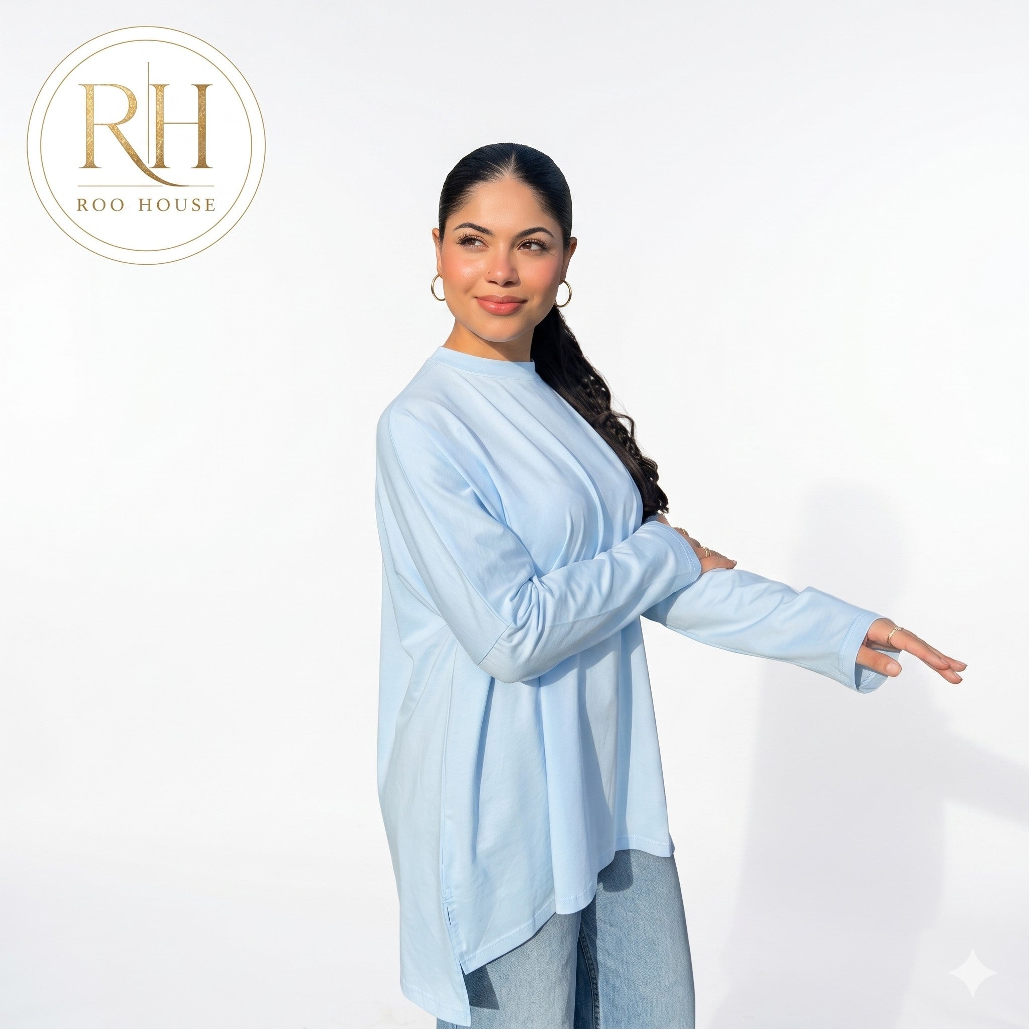 Baby blue t-shirt