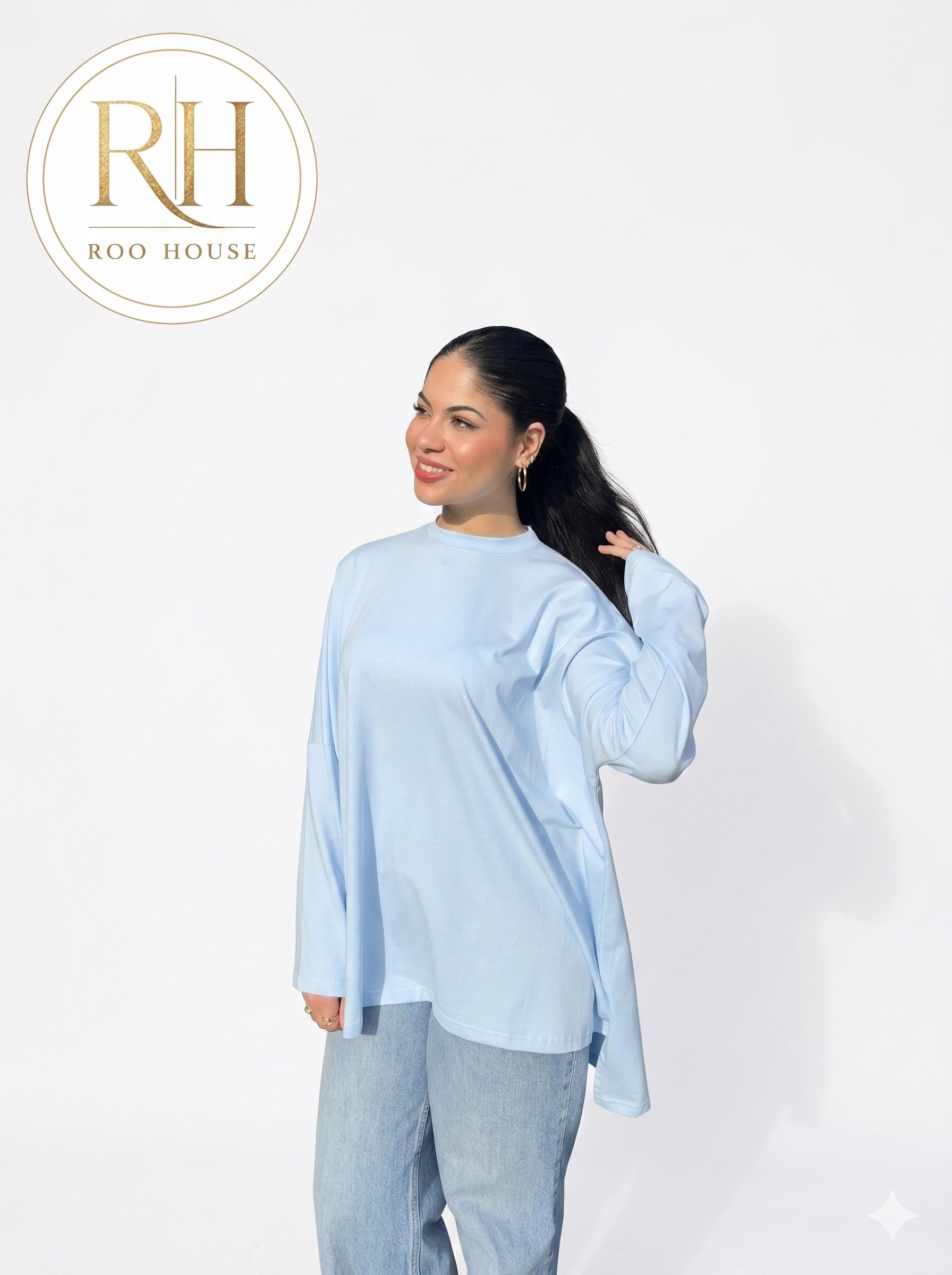 Baby blue t-shirt