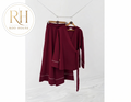 Burgundy suite