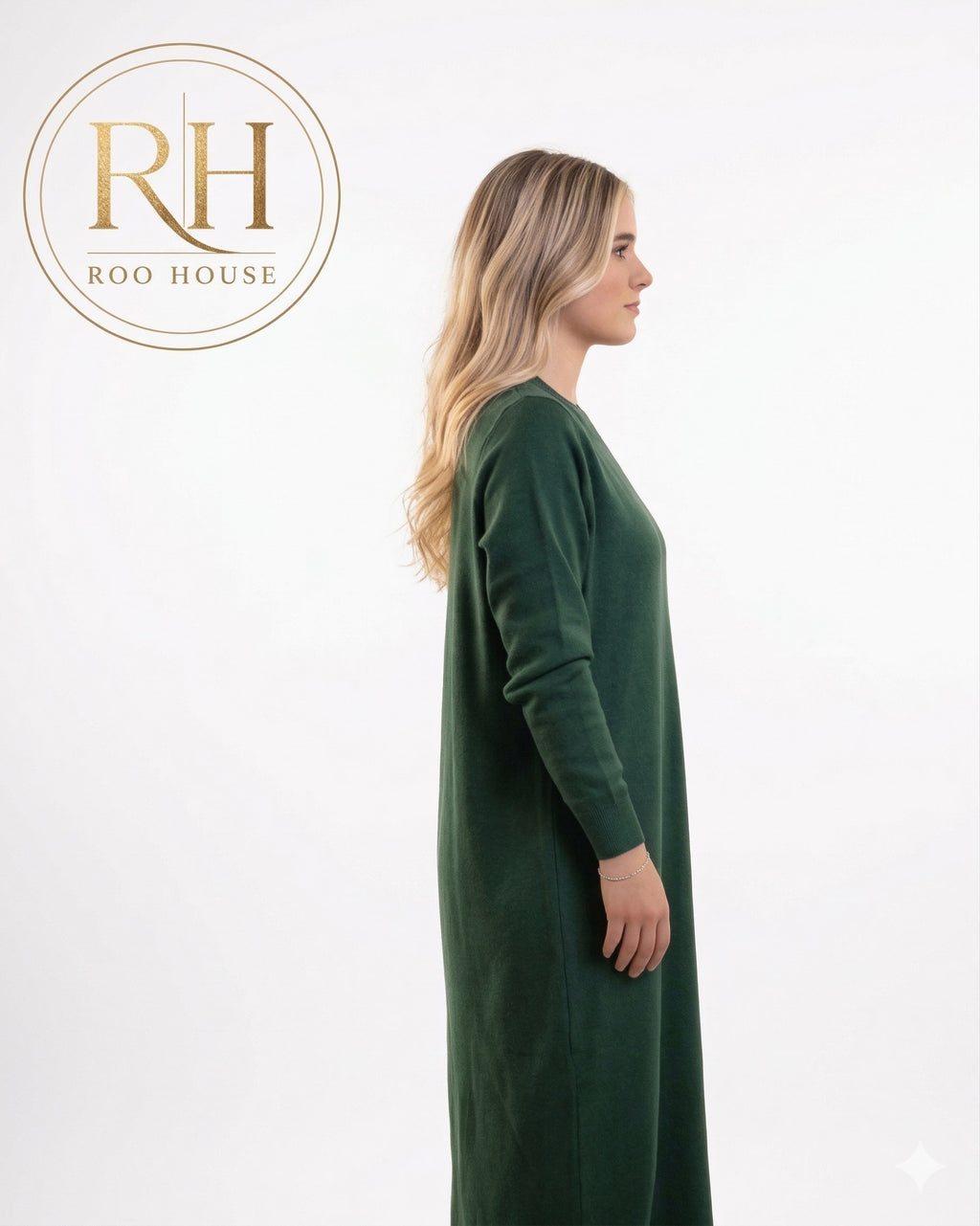 Green Kint basics dress