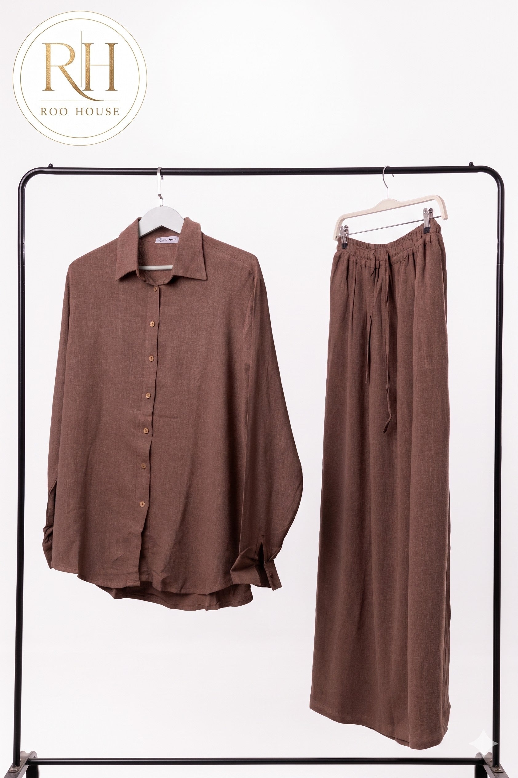 Brown Skirt set